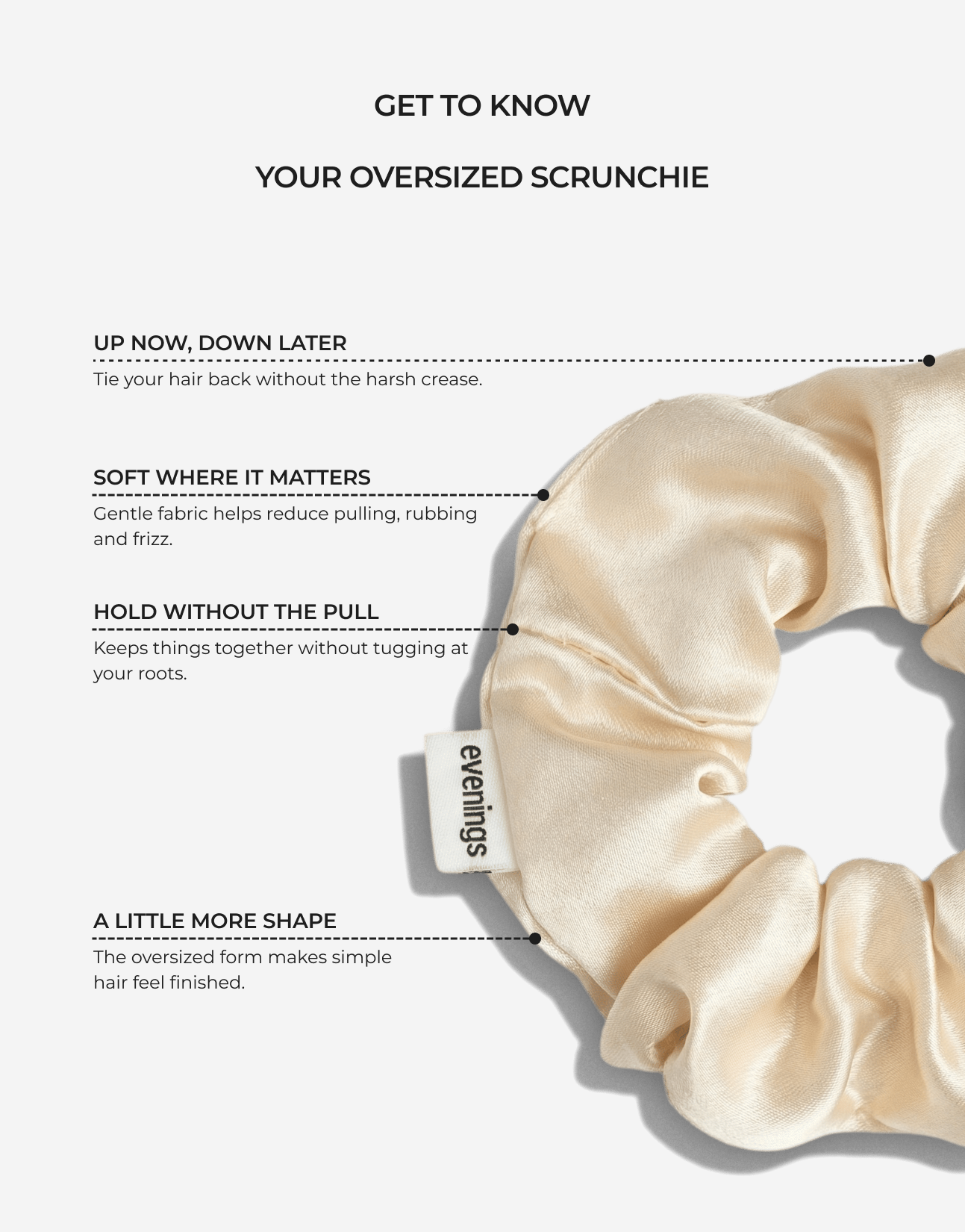 Oversized scrunchies