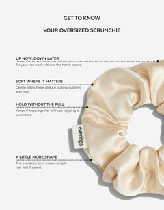 Oversized scrunchies